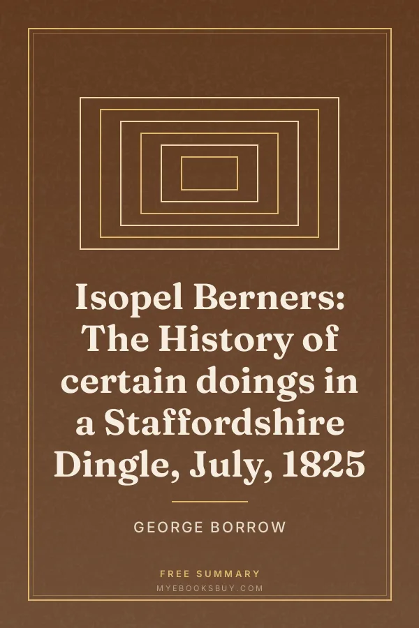 Cover of Isopel Berners: The History of certain doings in a Staffordshire Dingle, July, 1825