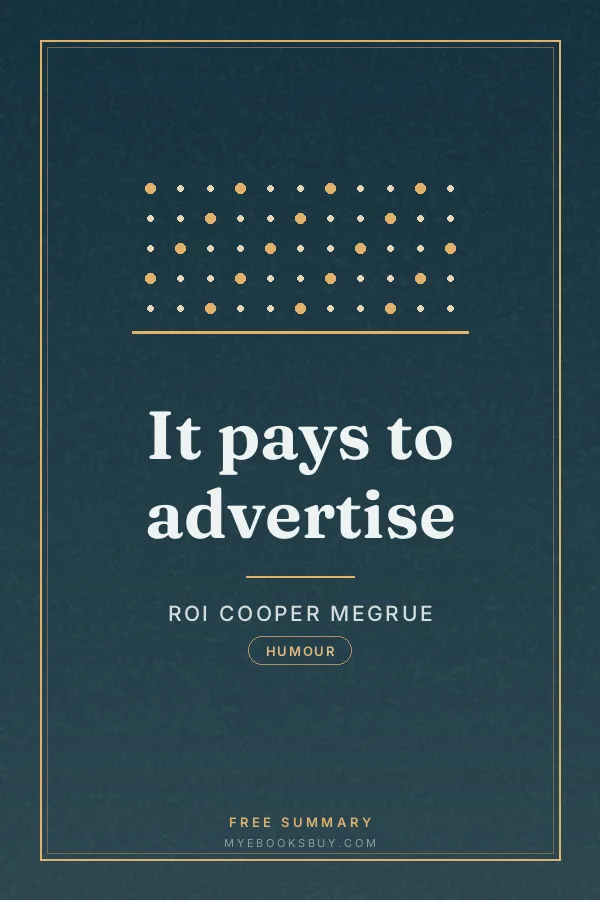 Cover of It pays to advertise