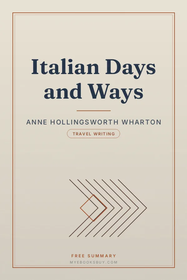Cover of Italian Days and Ways