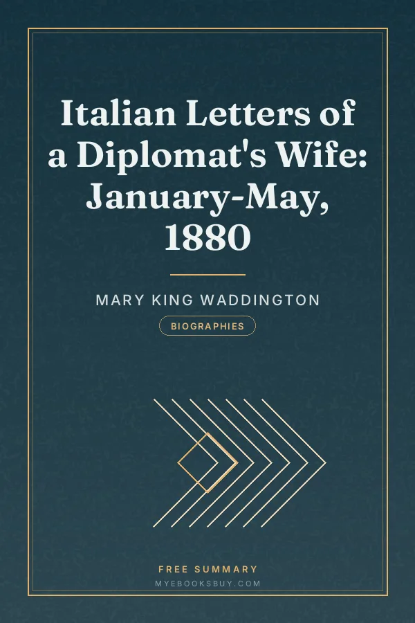 Cover of Italian Letters of a Diplomat's Wife: January-May, 1880