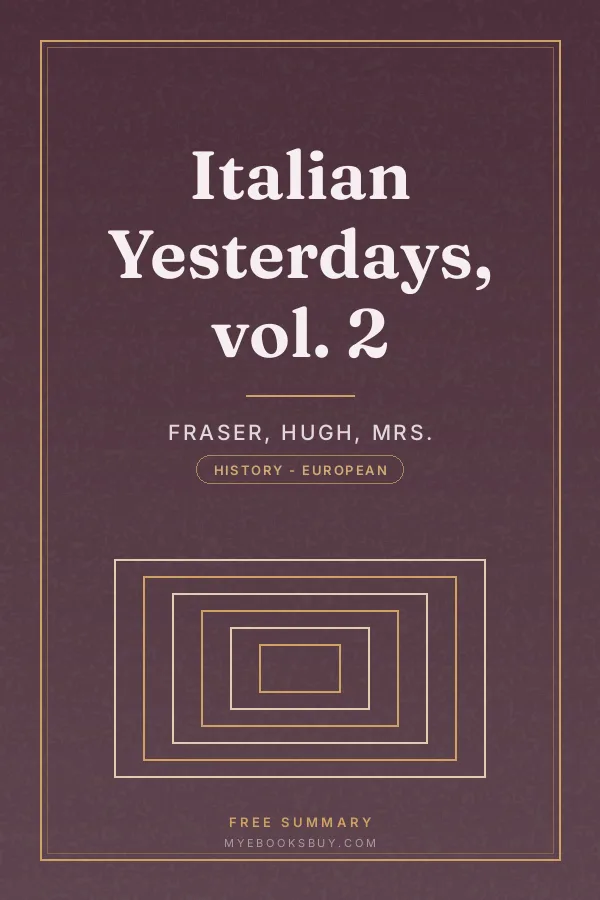 Cover of Italian Yesterdays, vol. 2