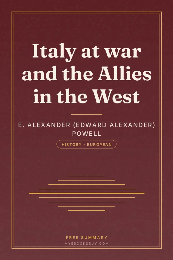 Cover of Italy at war and the Allies in the West