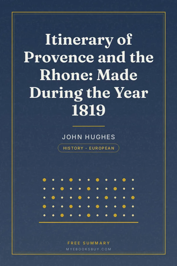 Cover of Itinerary of Provence and the Rhone: Made During the Year 1819