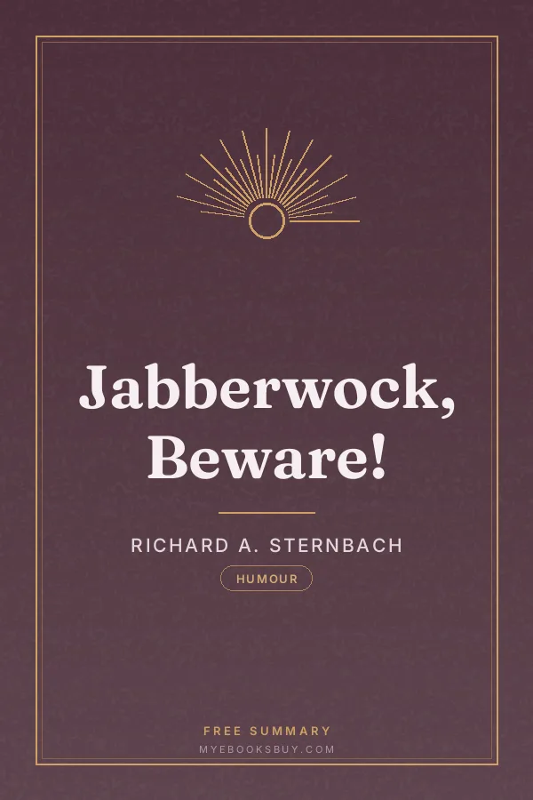 Cover of Jabberwock, Beware!