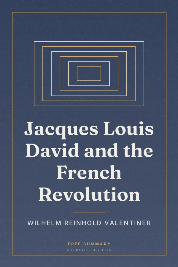 Cover of Jacques Louis David and the French Revolution