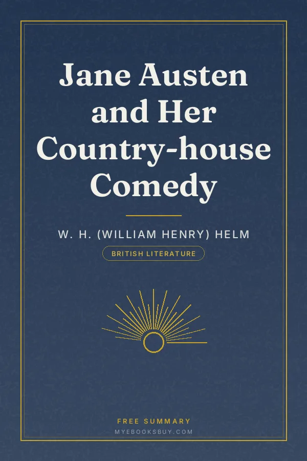 Cover of Jane Austen and Her Country-house Comedy
