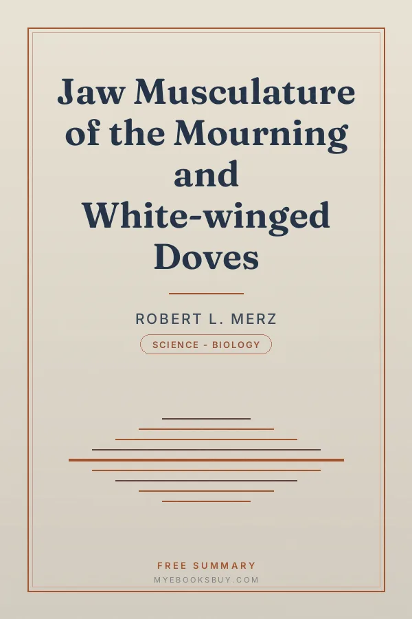 Cover of Jaw Musculature of the Mourning and White-winged Doves