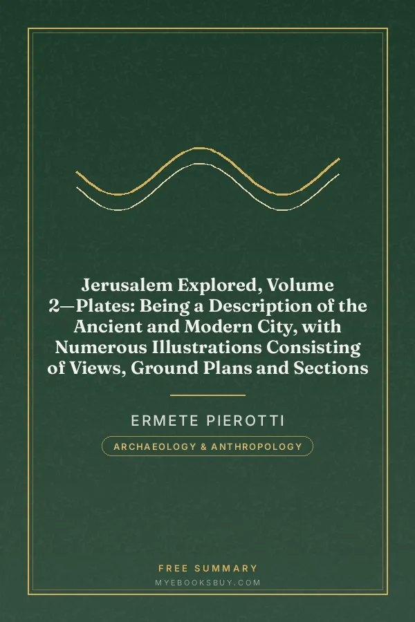 Cover of Jerusalem Explored, Volume 2—Plates: Being a Description of the Ancient and Modern City, with Numerous Illustrations Consisting of Views, Ground Plans and Sections