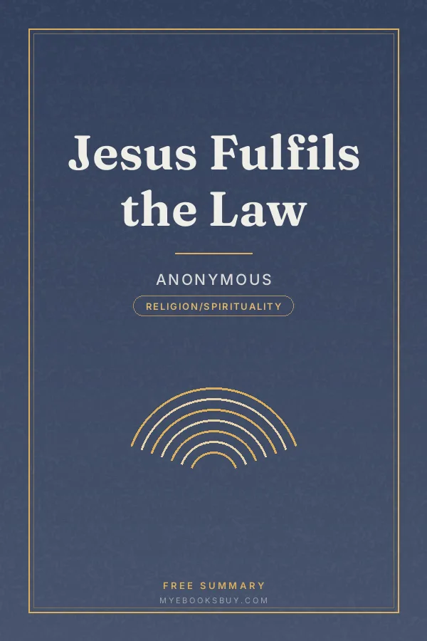 Cover of Jesus Fulfils the Law