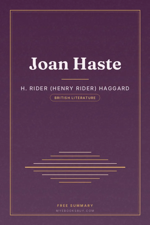 Cover of Joan Haste
