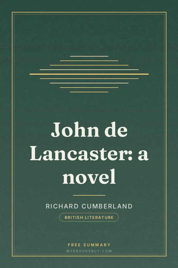 Cover of John de Lancaster: a novel