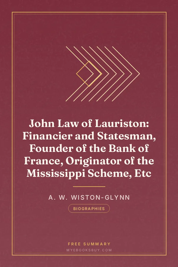 Cover of John Law of Lauriston: Financier and Statesman, Founder of the Bank of France, Originator of the Mississippi Scheme, Etc