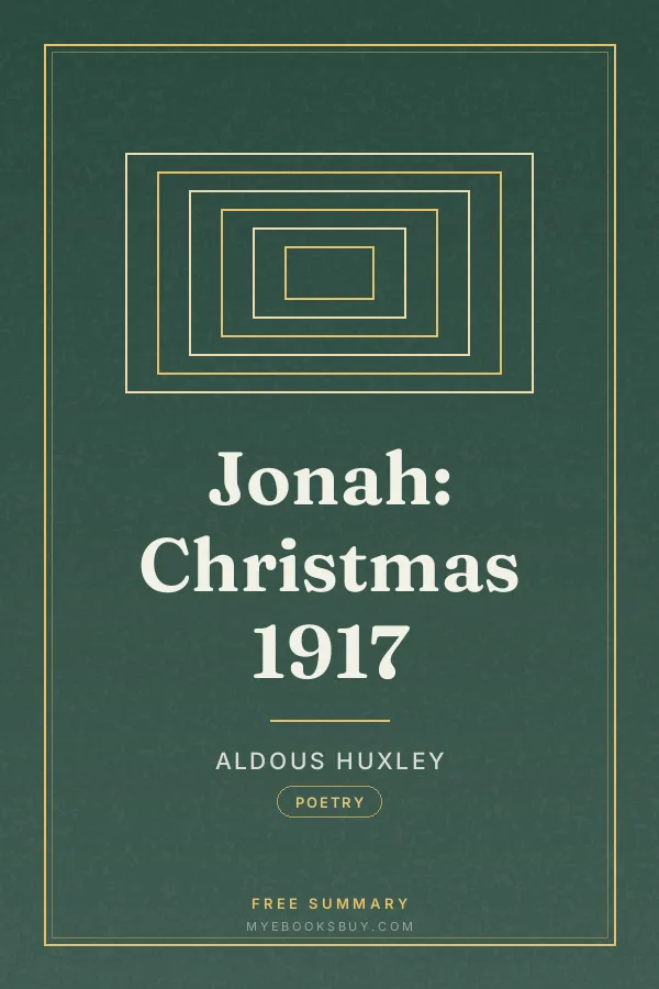 Cover of Jonah: Christmas 1917