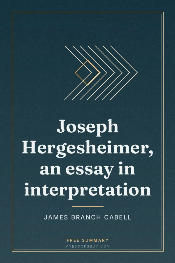 Cover of Joseph Hergesheimer, an essay in interpretation