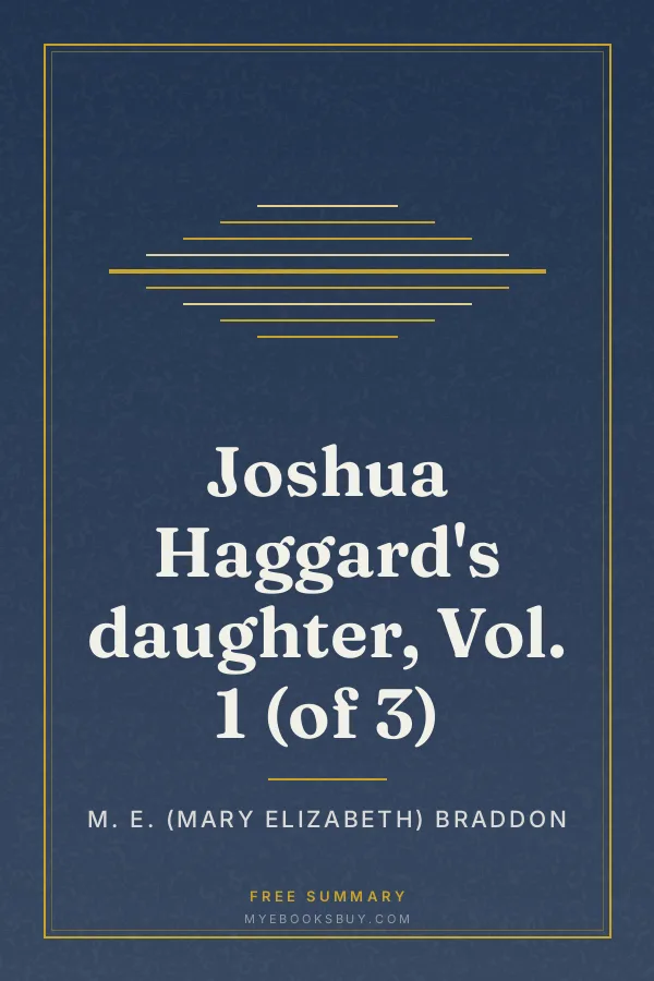 Cover of Joshua Haggard's daughter, Vol. 1 (of 3)