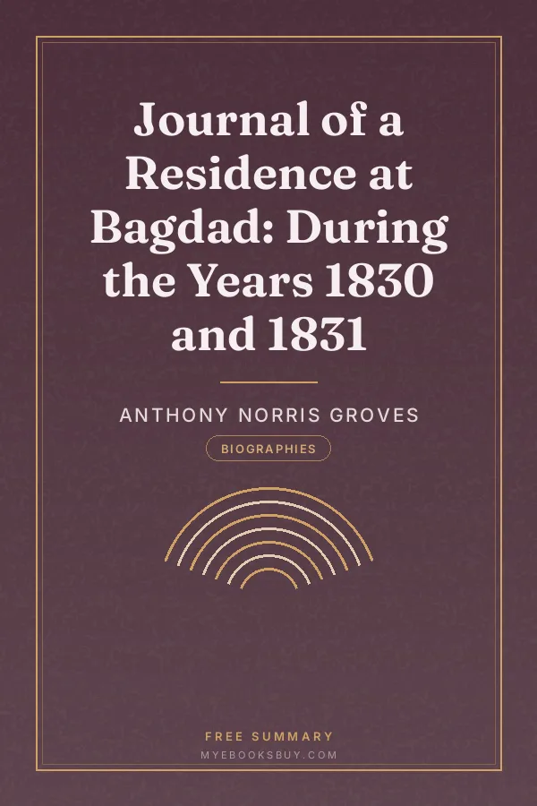 Cover of Journal of a Residence at Bagdad: During the Years 1830 and 1831