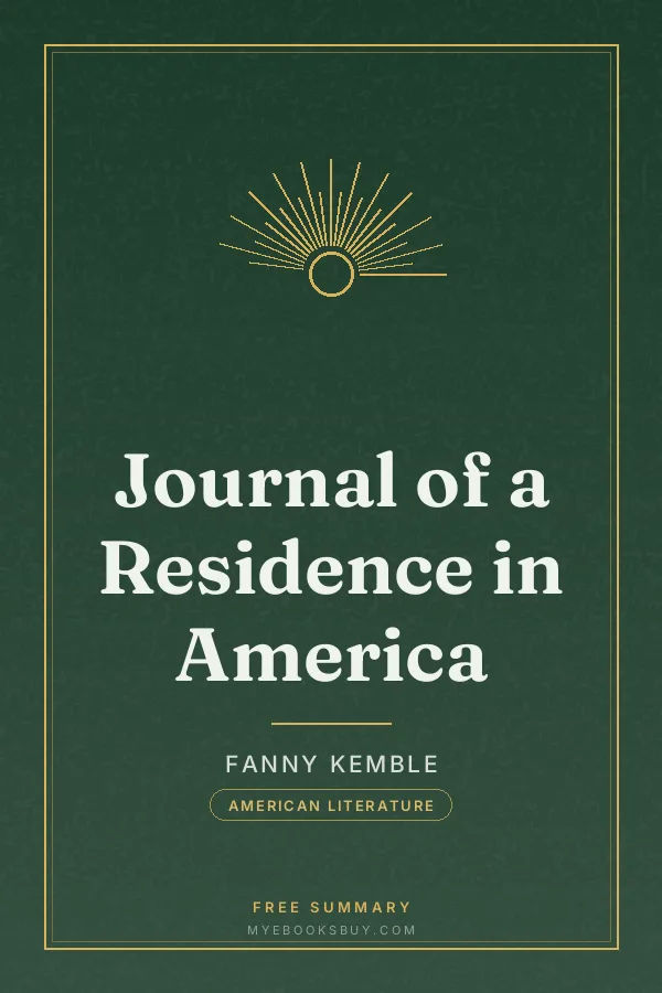 Cover of Journal of a Residence in America