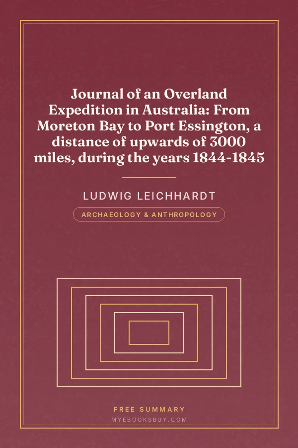 Cover of Journal of an Overland Expedition in Australia: From Moreton Bay to Port Essington, a distance of upwards of 3000 miles, during the years 1844-1845