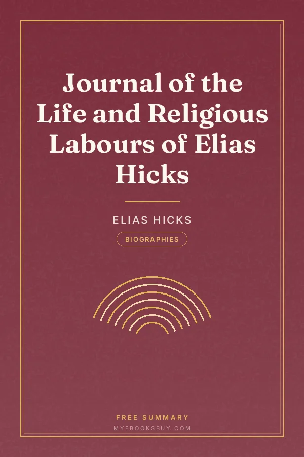 Cover of Journal of the Life and Religious Labours of Elias Hicks