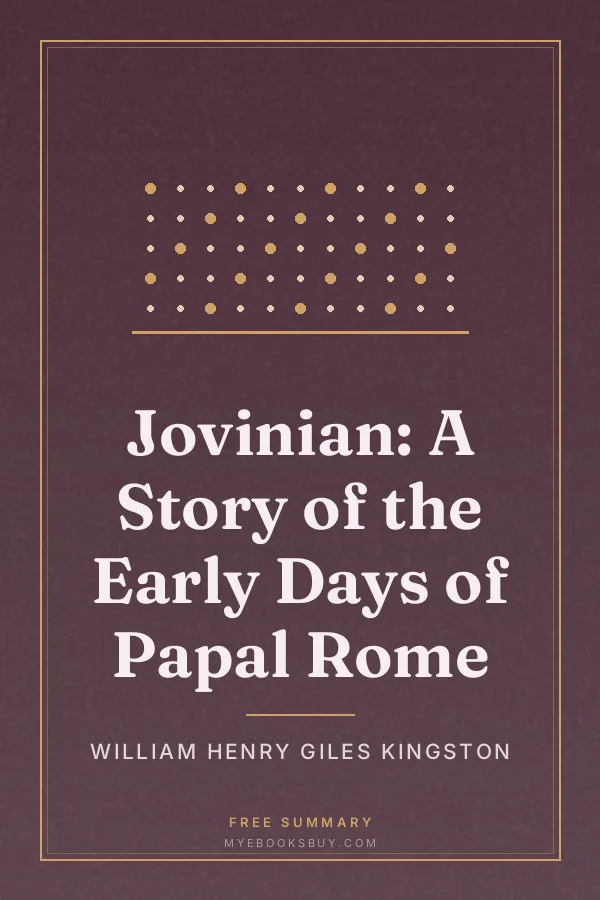 Cover of Jovinian: A Story of the Early Days of Papal Rome