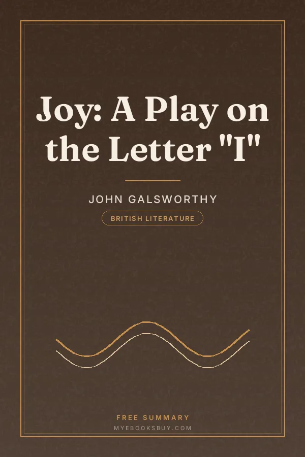 Cover of Joy: A Play on the Letter "I"