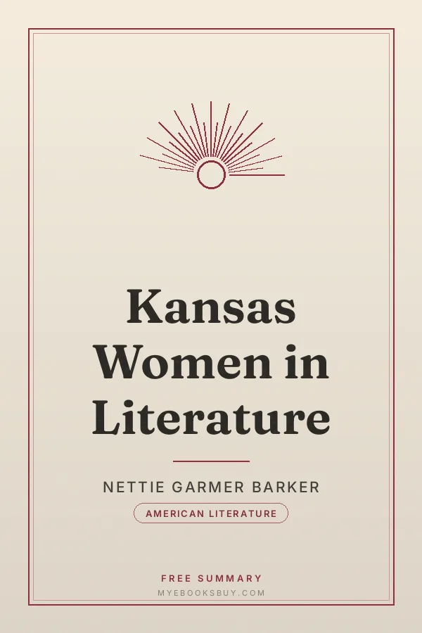 Cover of Kansas Women in Literature