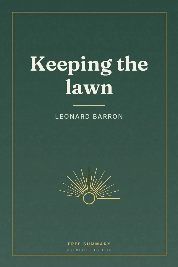 Cover of Keeping the lawn