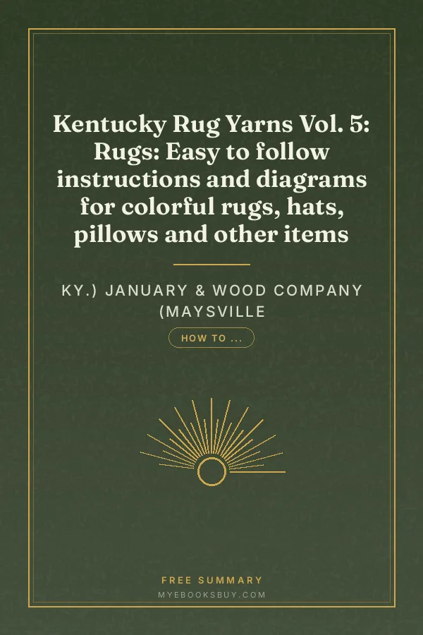 Cover of Kentucky Rug Yarns Vol. 5: Rugs: Easy to follow instructions and diagrams for colorful rugs, hats, pillows and other items