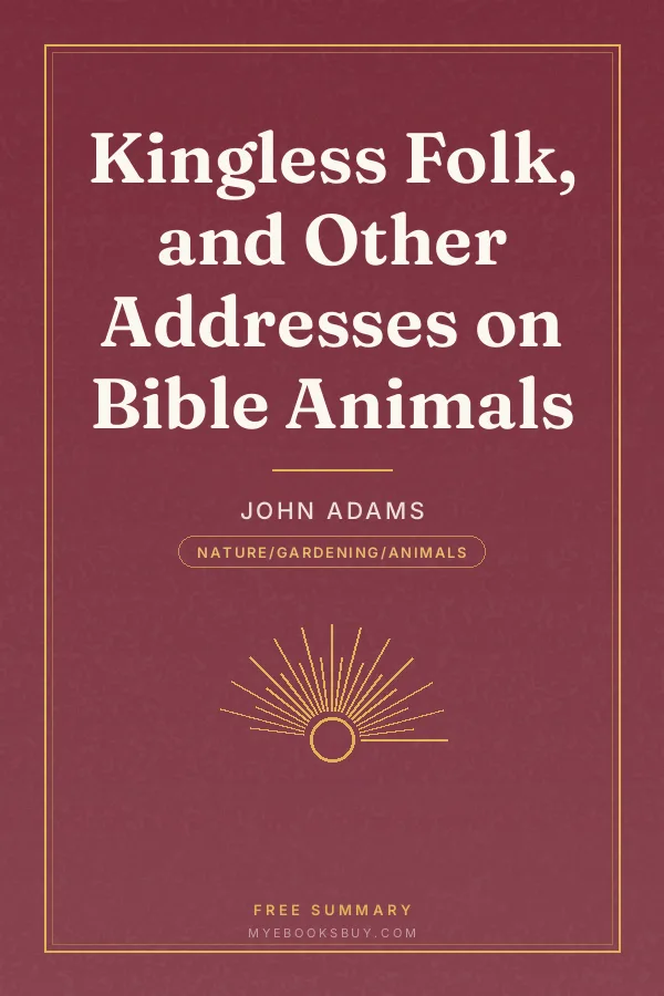 Cover of Kingless Folk, and Other Addresses on Bible Animals