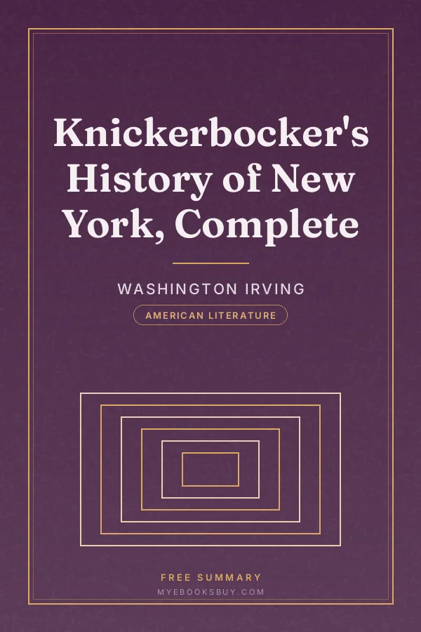 Cover of Knickerbocker's History of New York, Complete