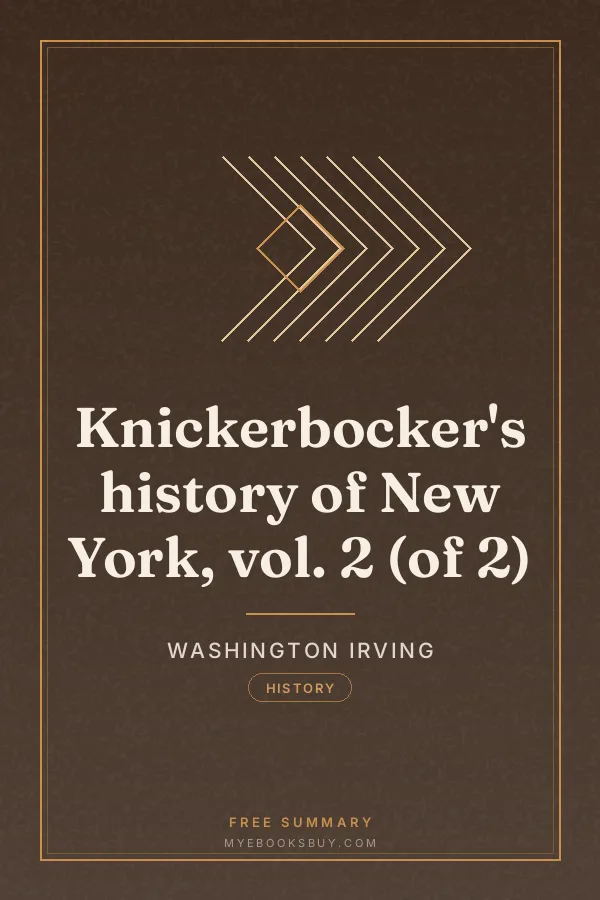 Cover of Knickerbocker's history of New York, vol. 2 (of 2)