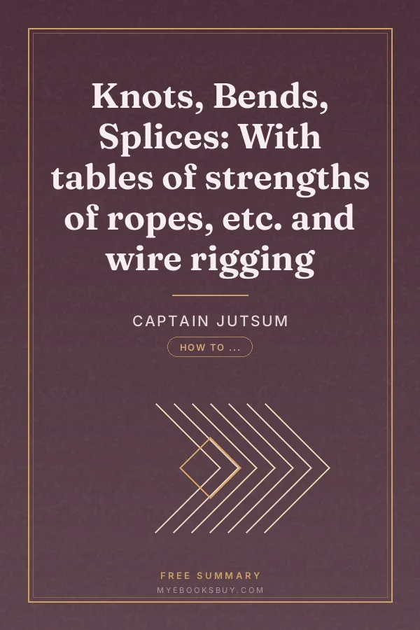 Cover of Knots, Bends, Splices: With tables of strengths of ropes, etc. and wire rigging