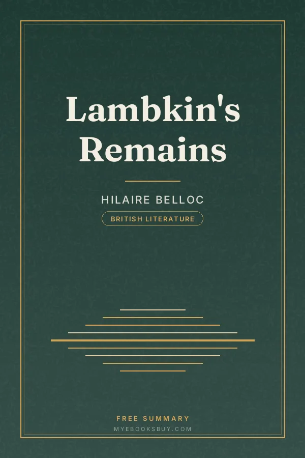 Cover of Lambkin's Remains