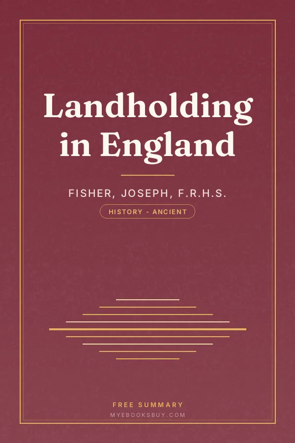 Cover of Landholding in England