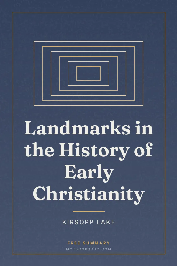 Cover of Landmarks in the History of Early Christianity