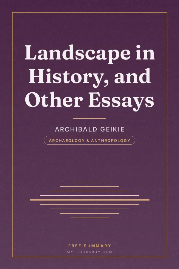 Cover of Landscape in History, and Other Essays