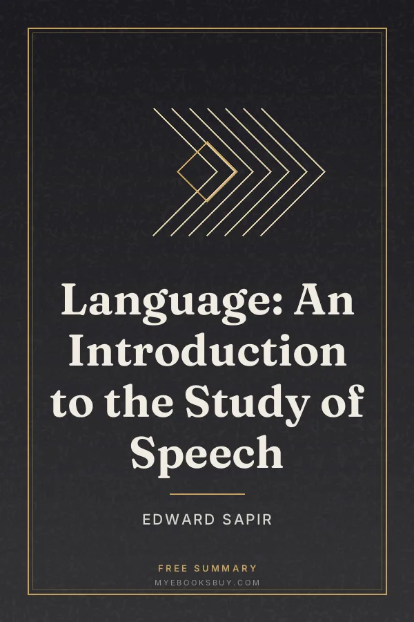 Cover of Language: An Introduction to the Study of Speech