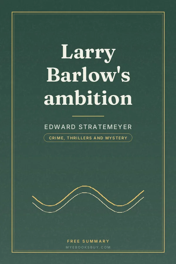 Cover of Larry Barlow's ambition