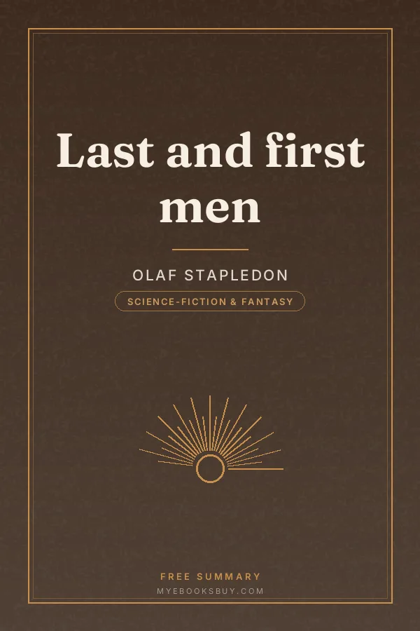 Cover of Last and first men