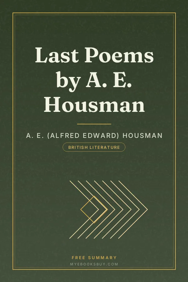 Cover of Last Poems by A. E. Housman