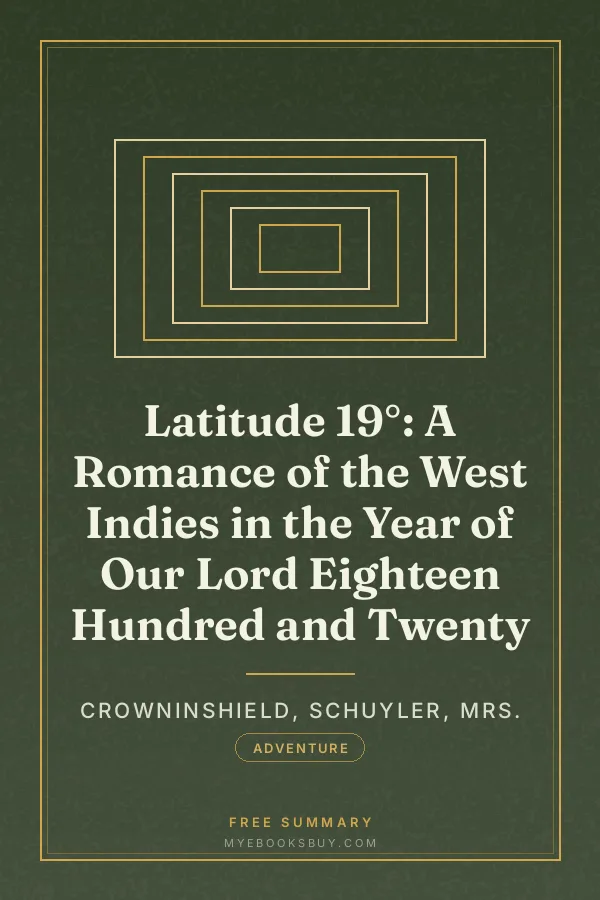 Cover of Latitude 19°: A Romance of the West Indies in the Year of Our Lord Eighteen Hundred and Twenty