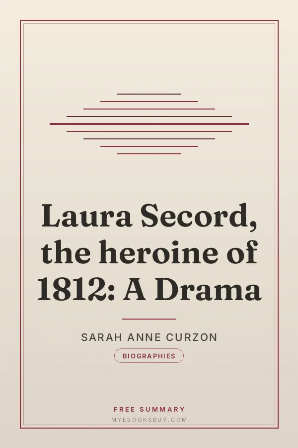 Cover of Laura Secord, the heroine of 1812: A Drama