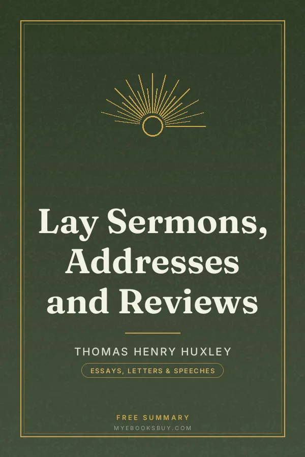 Cover of Lay Sermons, Addresses and Reviews