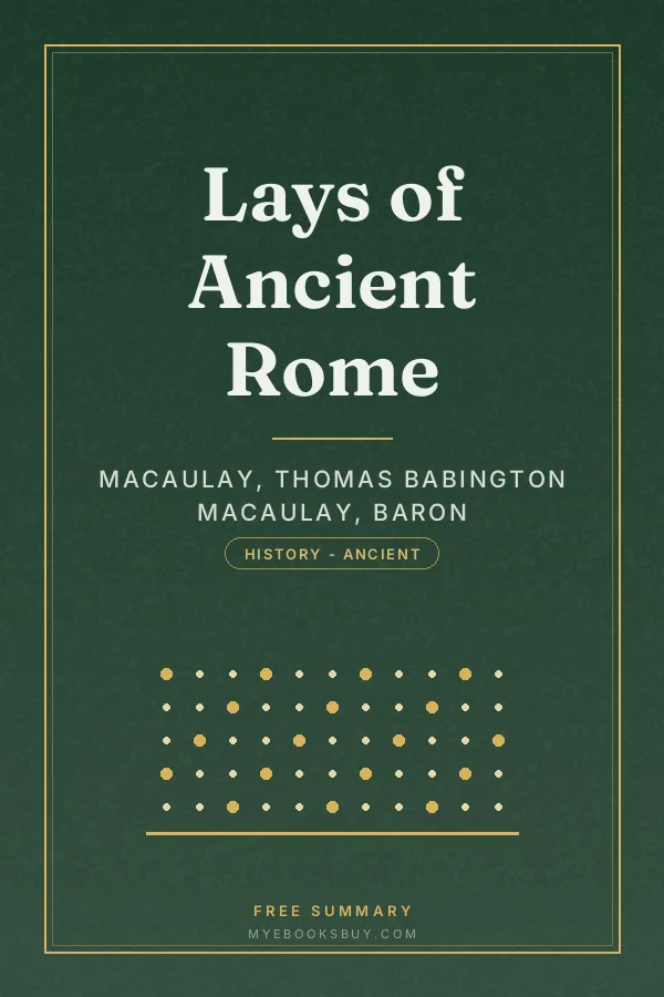 Cover of Lays of Ancient Rome
