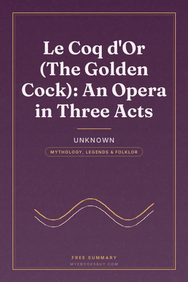 Cover of Le Coq d'Or (The Golden Cock): An Opera in Three Acts