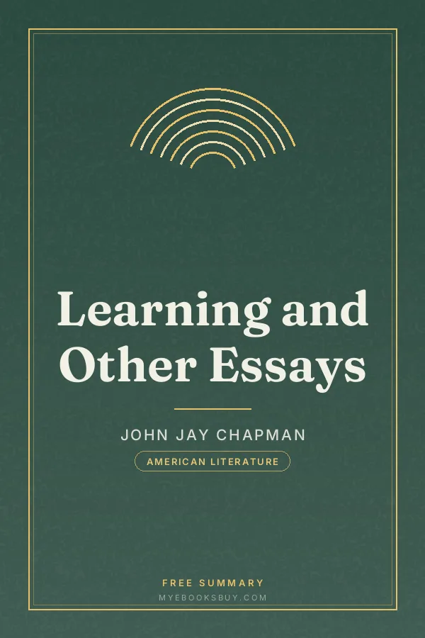 Cover of Learning and Other Essays