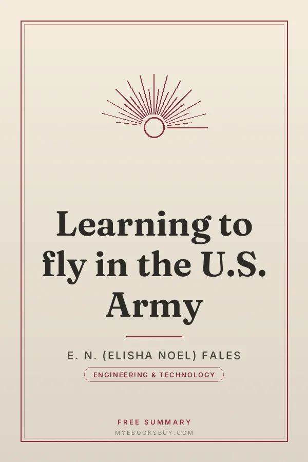 Cover of Learning to fly in the U.S. Army