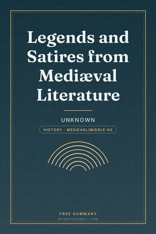Cover of Legends and Satires from Mediæval Literature
