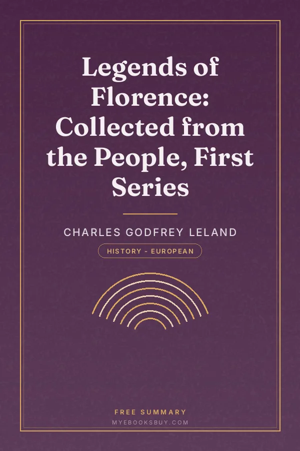 Cover of Legends of Florence: Collected from the People, First Series