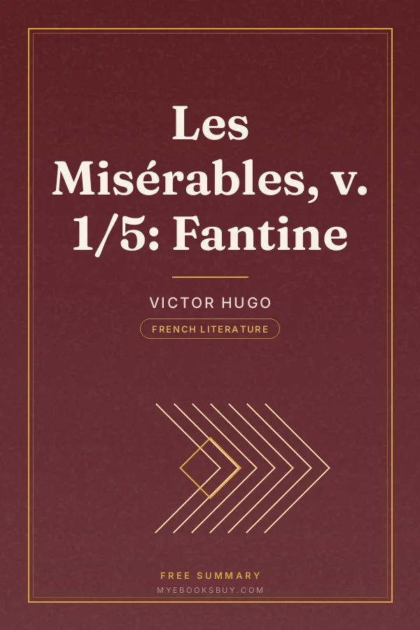 Cover of Les Misérables, v. 1/5: Fantine